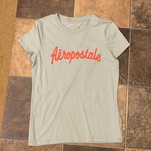 Aeropostle tshirt XL greenish blueish in color
